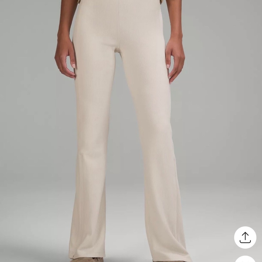 Lululemon Cream  Flare Pants